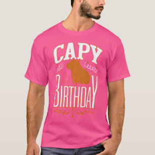 Capy Birthday Capybara Plush Cappybara Capybara T-Shirt