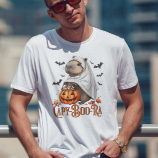 Capy-boo-ra Capybara Halloween Funny T-Shirt