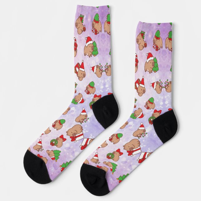 Capy-Christmas Cosy Socks (Left)