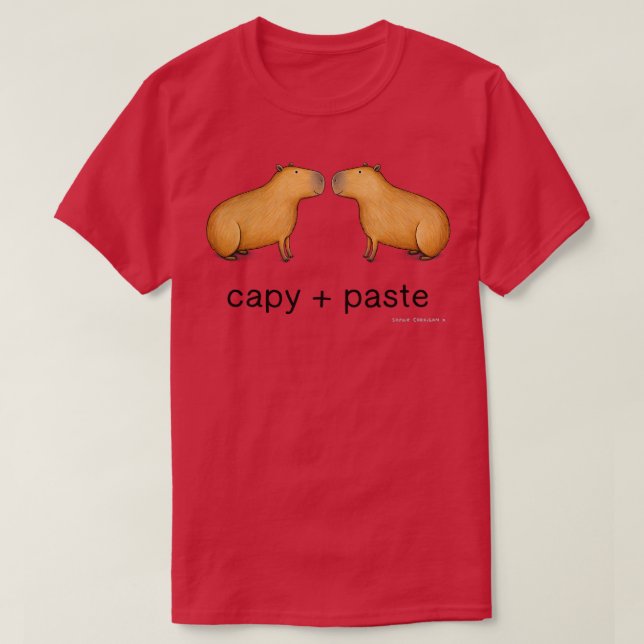 Capy Paste T-Shirt (Design Front)