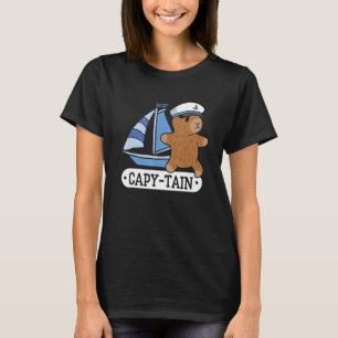 Capy Tain Rodent Capybara Animal Capybaras T-Shirt