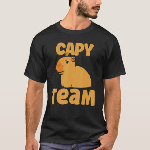 Capy Team Capybara Rodent Capybaras Animal T-Shirt