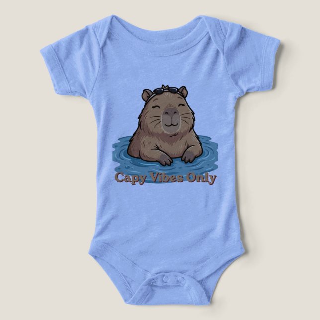 Capy Vibes Only Cute Capybara (Design Front)