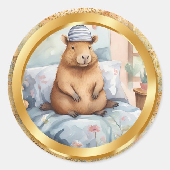 CAPYBARA - 2 STICKERS (Front)