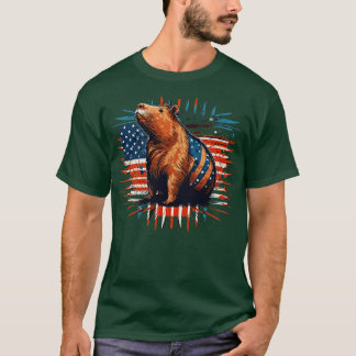 Capybara 4th of July T-Shirt