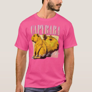 Capybara Aesthetic Original 90s Style Retro Design T-Shirt