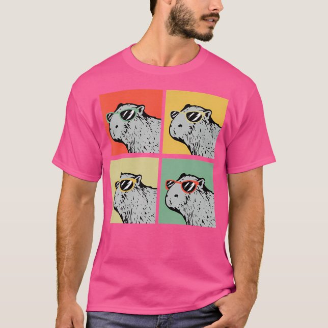 Capybara Animal Lover Capybara T-Shirt (Front)