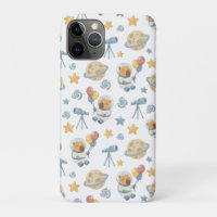 Capybara Astronaut Pattern