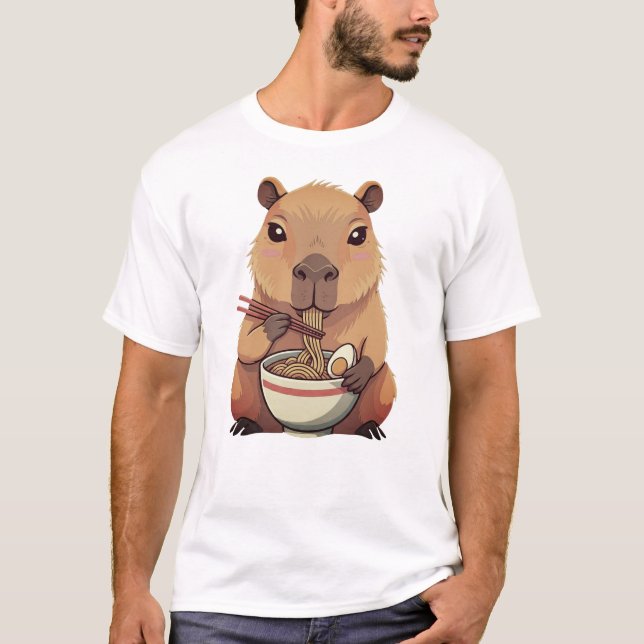 Capybara Baby T-Shirt Baby Bodysuit (Front)