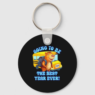 Capybara Back To School Best School Year Capybara Key Ring
