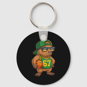 Capybara Basketball 67 Gen Alpha Slang Srts Men Bo Key Ring
