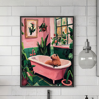 Capybara Bath – Capybara Cute Bathroom Decor
