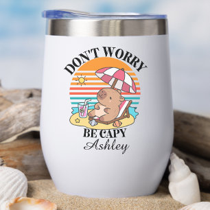 Capybara beach Summer family Vacation