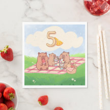 Capybara Birthday Picnic 