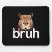 Capybara Bruh Funny Capy Meme Rodent Men Boys Kids