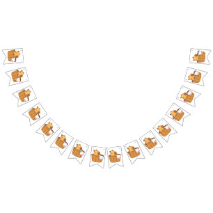 Capybara Bunting Banner Cute Animal Themed Party
