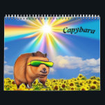 Capybara  calendar<br><div class="desc">Beautiful Colorful Art Nice Art Work Calendar 
Nice Gift For Friends Family Love-ones 
For Birthday Christmas Wedding Thank you Gift</div>