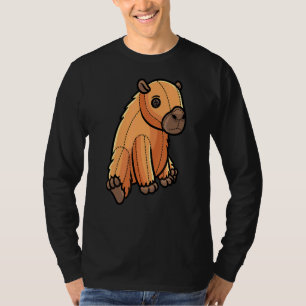 Capybara Capibara Rodent Stuffed Animal Design T-Shirt
