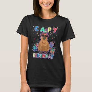 Capybara Capy Birthday Happy Birthday Capybara Boy T-Shirt