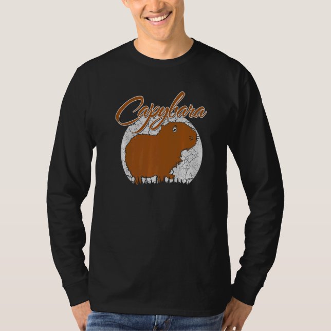 Capybara Capy Birthday T-Shirt (Front)