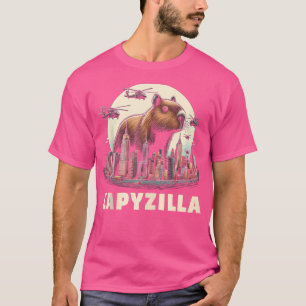 Capybara Capyzilla Funny Cute Capybara T-Shirt