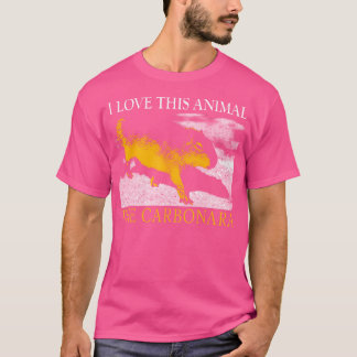 Capybara Carbonara I Love This Animal The Carbonar T-Shirt