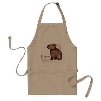 capybara - chocolate standard apron