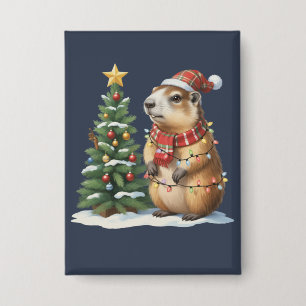 Capybara Christmas Cappy Animal Lover Xmas