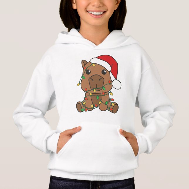 Capybara Christmas Winter Animals Holiday (Front)