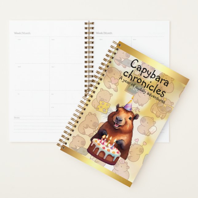 Capybara Chronicles: A Year of Cuddly Adventures Planner (Display)