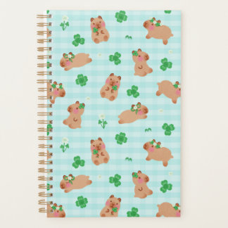 Capybara Clover Blue Planner