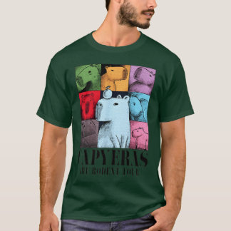 Capybara Color Concertour Cute Animals boy T-Shirt