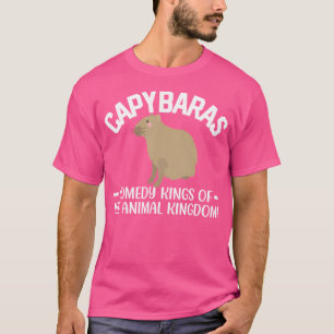 Capybara Comedy Kings Of The Animal Kingdom Capyba T-Shirt