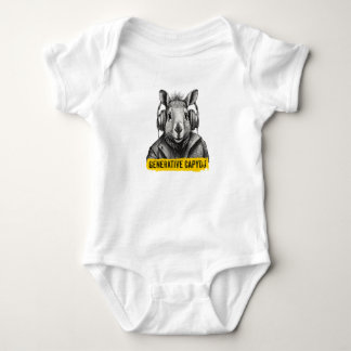 Capybara cool fun T-shirt Baby Bodysuit