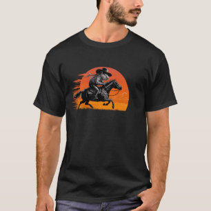 Capybara Cowboy and Horse Adventures Funny T-Shirt