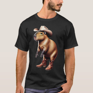 Capybara Cowgirl Western Country Capybara Lover T-Shirt