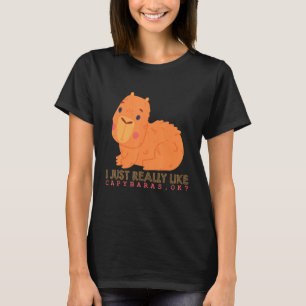 Capybara Cute Capybaras Rodent Animal Capybara 1 T-Shirt