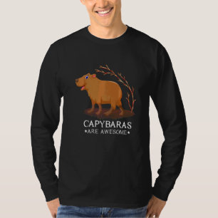 Capybara Cute Pet Animal Rodent Mammal Wildlife A T-Shirt