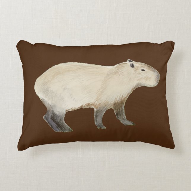 Capybara Decorative Cushion (Front)