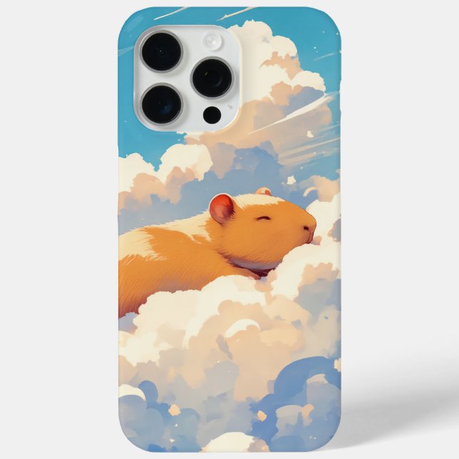 Capybara Dreaming in the Clouds Case-Mate iPhone Case (Back)