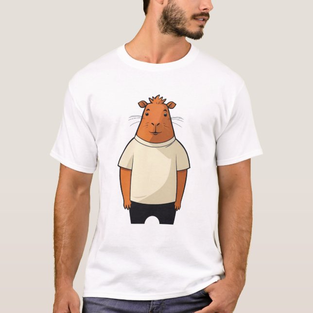 Capybara dude T-Shirt (Front)