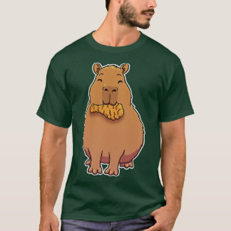 Capybara eating Fried Chicken T-Shirt