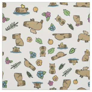 Capybara Fabric