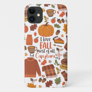 Capybara Fall Phone Case