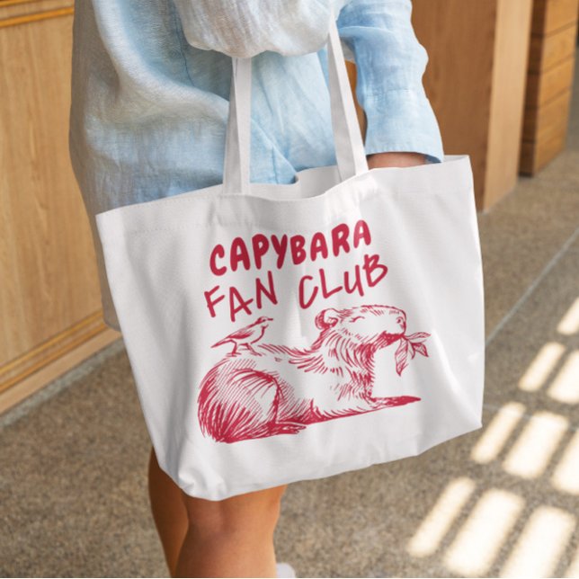 Capybara Fan Club Tote Bag (Creator Uploaded)