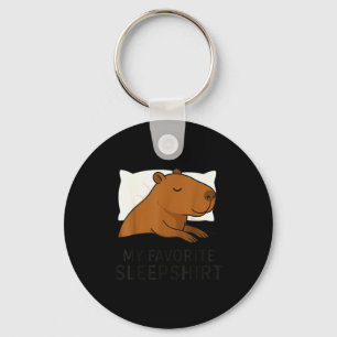 Capybara Favorite Sleepshirt Sleeng Pajamas Boys G Key Ring