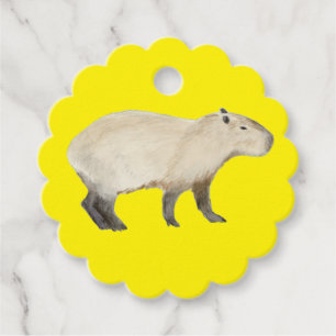 Capybara Favour Tags