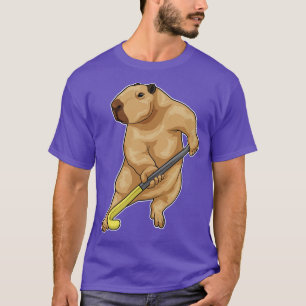 Capybara Field hockey Hockey stick T-Shirt