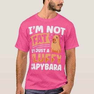 Capybara Fluffy Rodent Animal For A Capybara Lover T-Shirt