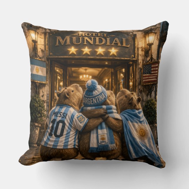 Capybara Fourth Star Pillow (Front)